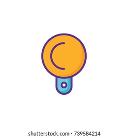 Zoom icon logo design vector illustration