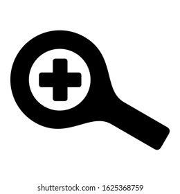zoom in icon or logo isolated sign symbol vector illustration - high quality black style vector icons
