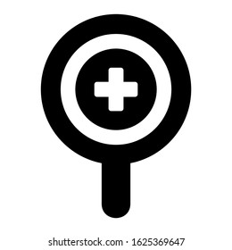 zoom in icon or logo isolated sign symbol vector illustration - high quality black style vector icons
