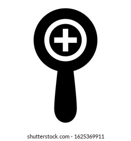 zoom in icon or logo isolated sign symbol vector illustration - high quality black style vector icons
