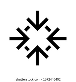 zoom icon on white background. eps 10