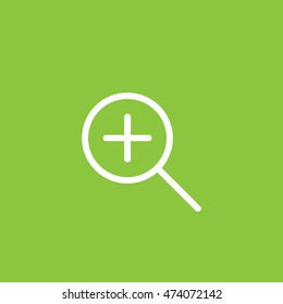 Zoom in icon, pictogram