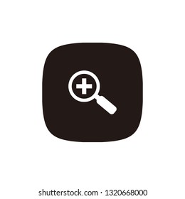 Zoom in icon sign symbol