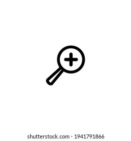 Zoom In icon, simple vector, perfect illustration