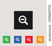 Zoom icon, stock vector illustration, EPS10.
