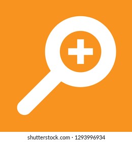 Zoom icon, stock vector illustration, EPS10. 