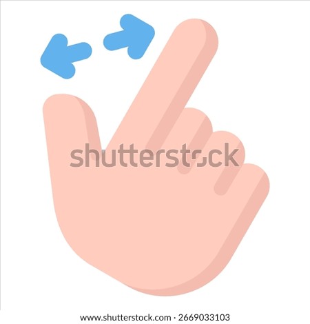 Zoom In icon symbol. Vector illustration.