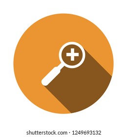 zoom in icon. tool symbol. vector simple flat design.