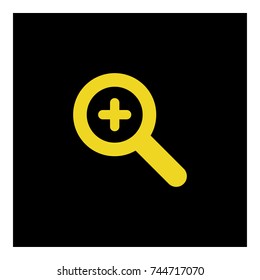 zoom icon vector