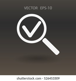 Zoom-Symbol. Vektorgrafik