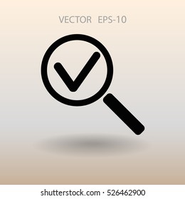 Icono de zoom. ilustración vectorial