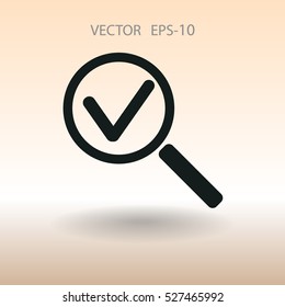 Icono de zoom. ilustración vectorial