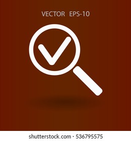 Icono de zoom. ilustración vectorial