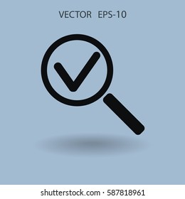 Icono de zoom. ilustración vectorial