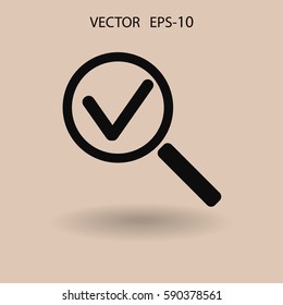 Zoom-Symbol. Vektorgrafik