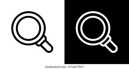 Ilustración vectorial de icono de zoom. Diseño De Línea Fresca Construido Para Una Flexibilidad Creativa En Versiones Claras Y Oscuras.