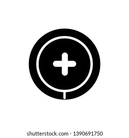 Zoom Icon Vector Magnifying Symbol Illustration - Vector