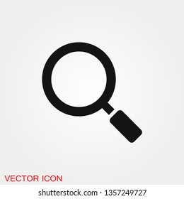 Zoom icon vector sign symbol for design