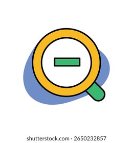 Zoom In Icon vector stock illustration