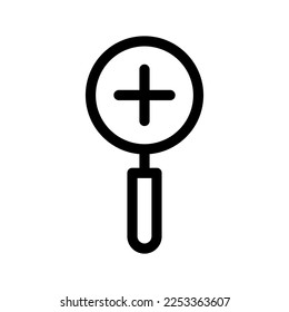 Zoom In Icon Vector Symbol Design Illustration
