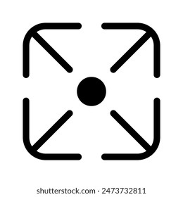 Zoom Icon Vector Symbol Design Illustration