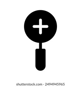Zoom In Icon Vector Symbol Design Illustration
