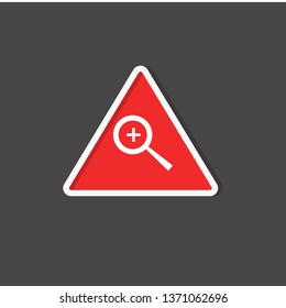 zoom icon. web sign
