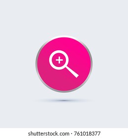 zoom icon. web sign