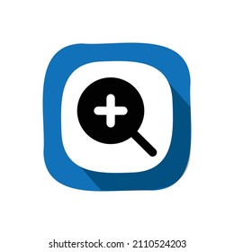 Zoom icon, Web icon, technology vector illustration.