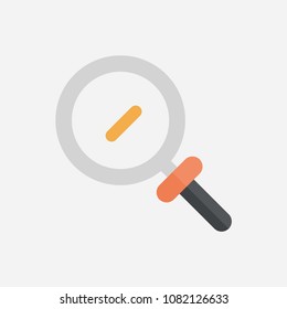 Zoom icon,magnifying glass illustration,find vector sign symbol