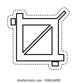 zoom image photographic icon vector illustration design
