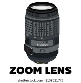 Zoom lens for telephoto shooting