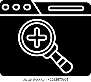 Ampliar o design de ícone do vetor de linha