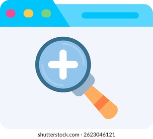 Zoom in Line vector Icon Design
