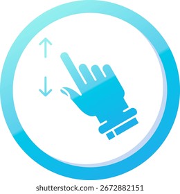 Zoom en el diseño de íconos de Vector de línea