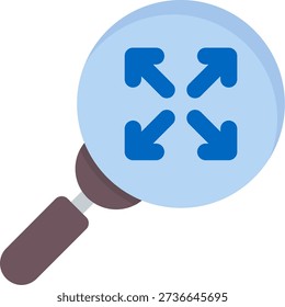 Zoom In Line vector Icon Design