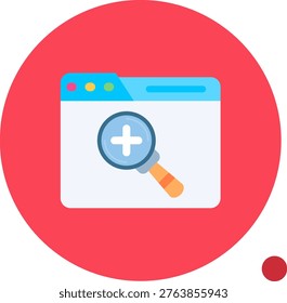 Zoom in Line vector Icon Design