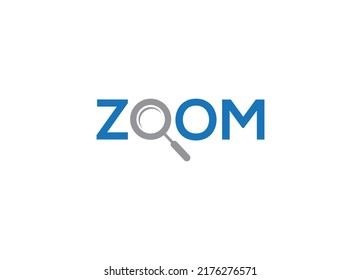 Zoom Logo design icon illustrator vector file