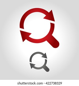 zoom logo, icon and symbol vector illustration