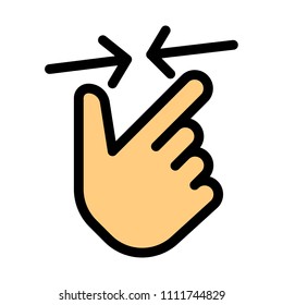 Zoom Out Arrows