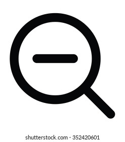 
Zoom Out Bold Line Icon
