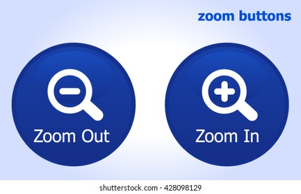 Zoom In and Zoom out buttons