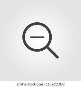 Zoom Out creative icon. Simple element illustration. Zoom Out concept symbol design from ui collection. Can be used for web, mobile and print. web design, apps, software, print.