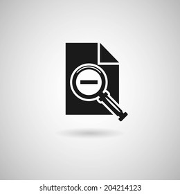 Zoom out icon