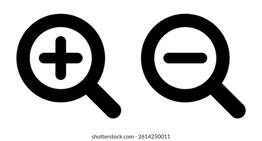 zoom in zoom out icon.