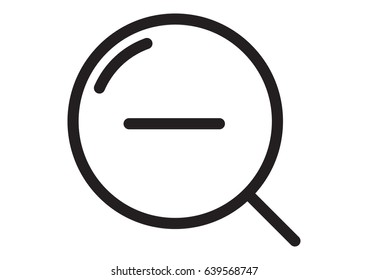 zoom out icon