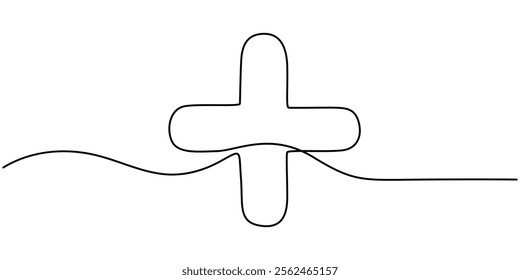 Zoom out icon in continuous line drawing style. Line art of magnifying glass with a sign of minus. Vector illustration. Abstract background, Zoom out symbol, outline pro vector illustration. one line.