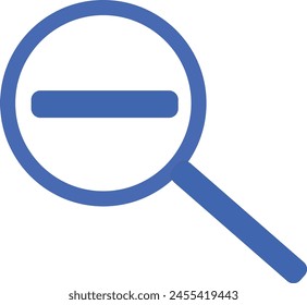 Zoom out icon design eps 10