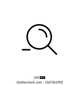 Zoom out icon, design inspiration vector template for interface and any purpose