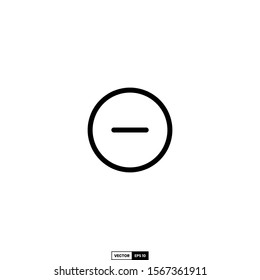 Zoom out icon, design inspiration vector template for interface and any purpose